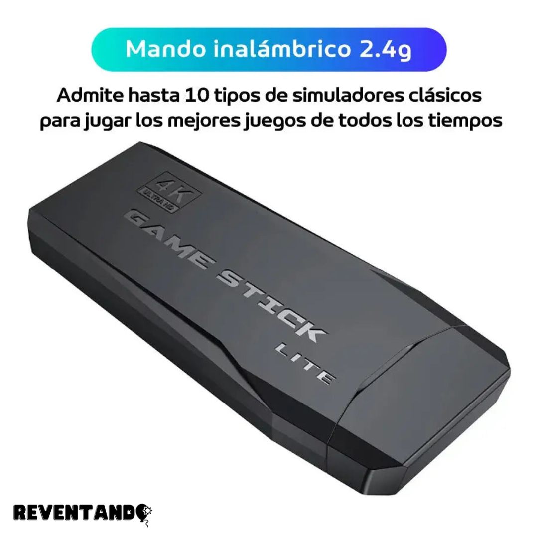 NostalgiaBox 64 - Consola retro con controles incluidos