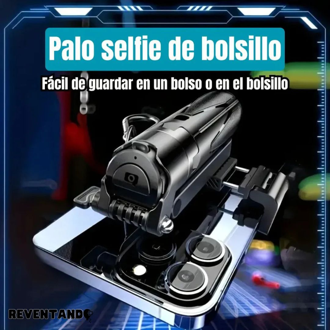 Pocket-Grip - Palo de selfie con trípode