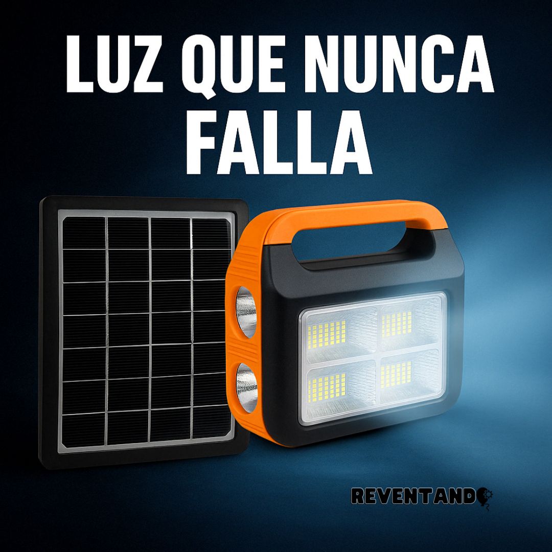 Kit luminoso - Kit Solar incluye 3 bombillos