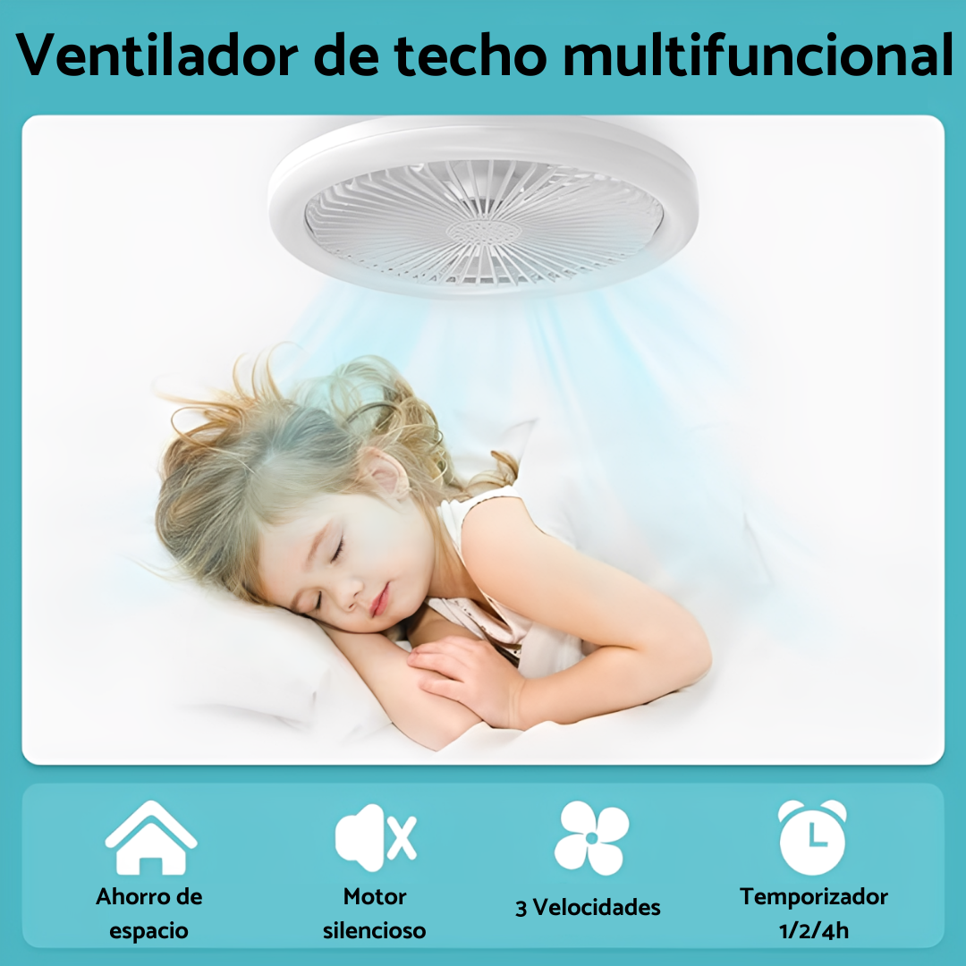 LumiCool Pro - Ventilador con lampara led