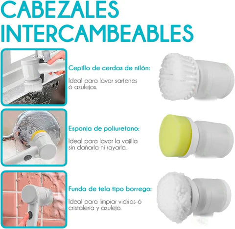 GiraPlus - Cepillo Giratorio + Accesorios + Envío Gratis