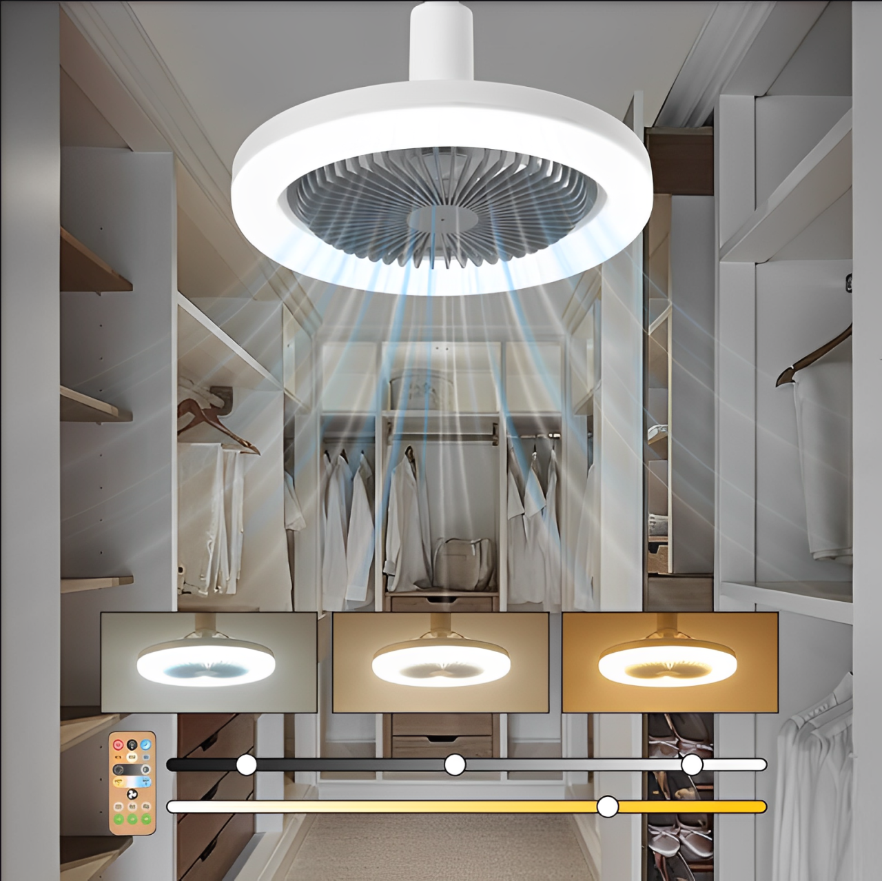 LumiCool Pro - Ventilador con lampara led