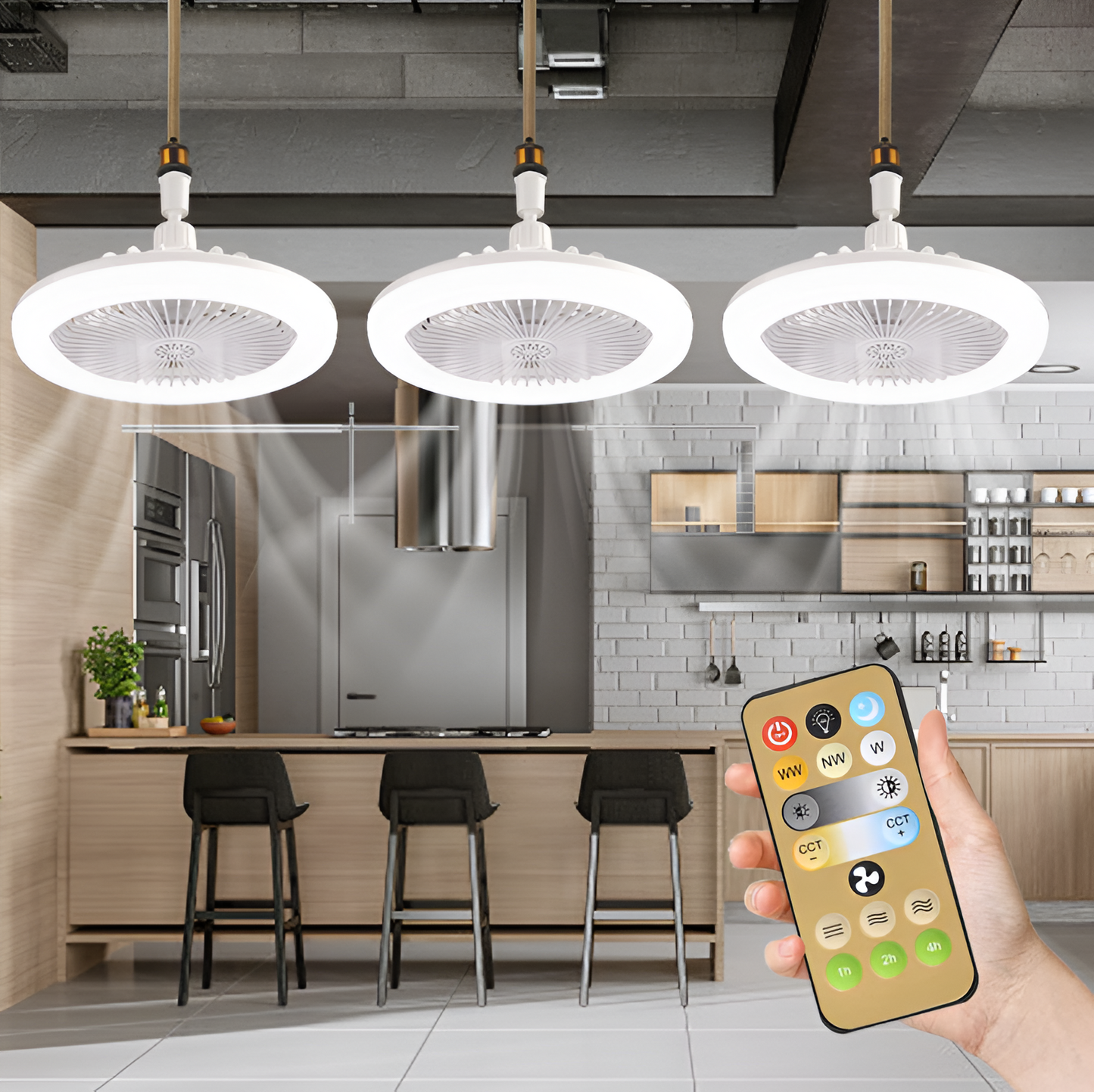 LumiCool Pro - Ventilador con lampara led