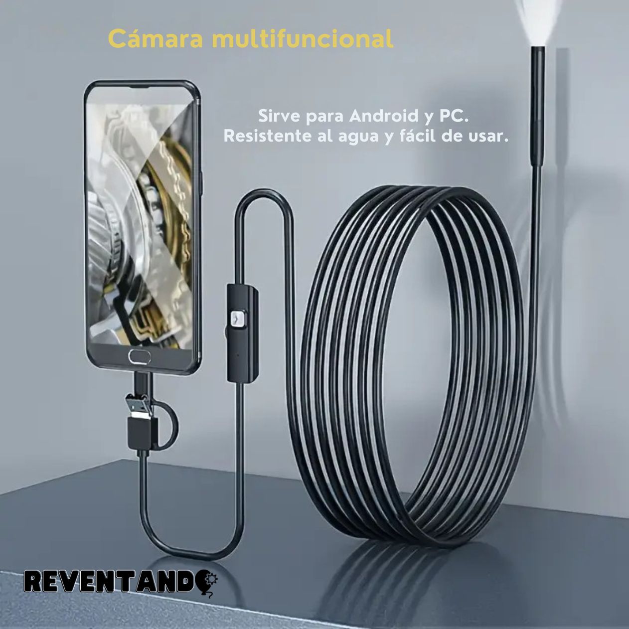 VisionDrill® - Cámara Endoscópica USB TIPO C