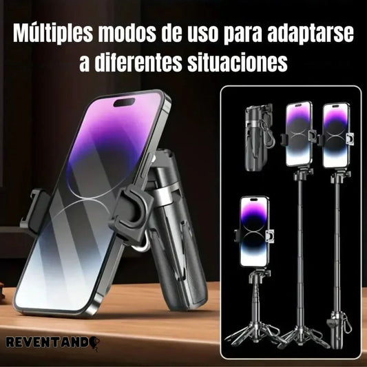 Pocket-Grip - Palo de selfie con trípode