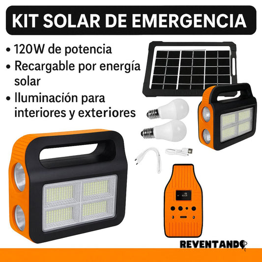 Kit luminoso - Kit Solar incluye 3 bombillos