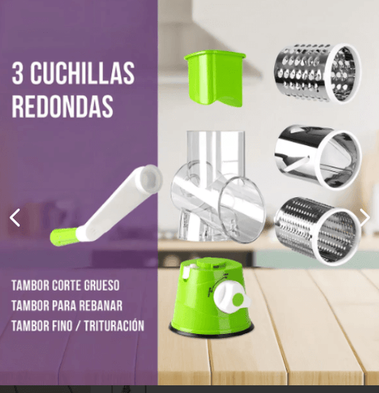 TwistChef  - Molino Rallador Cortador De Verduras