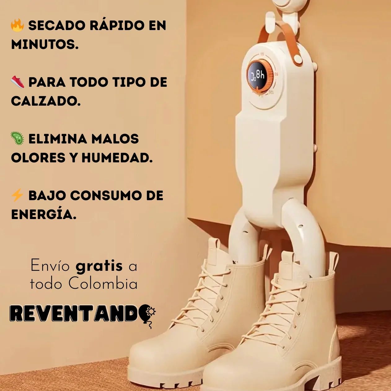 Secador Zapatos Calentador